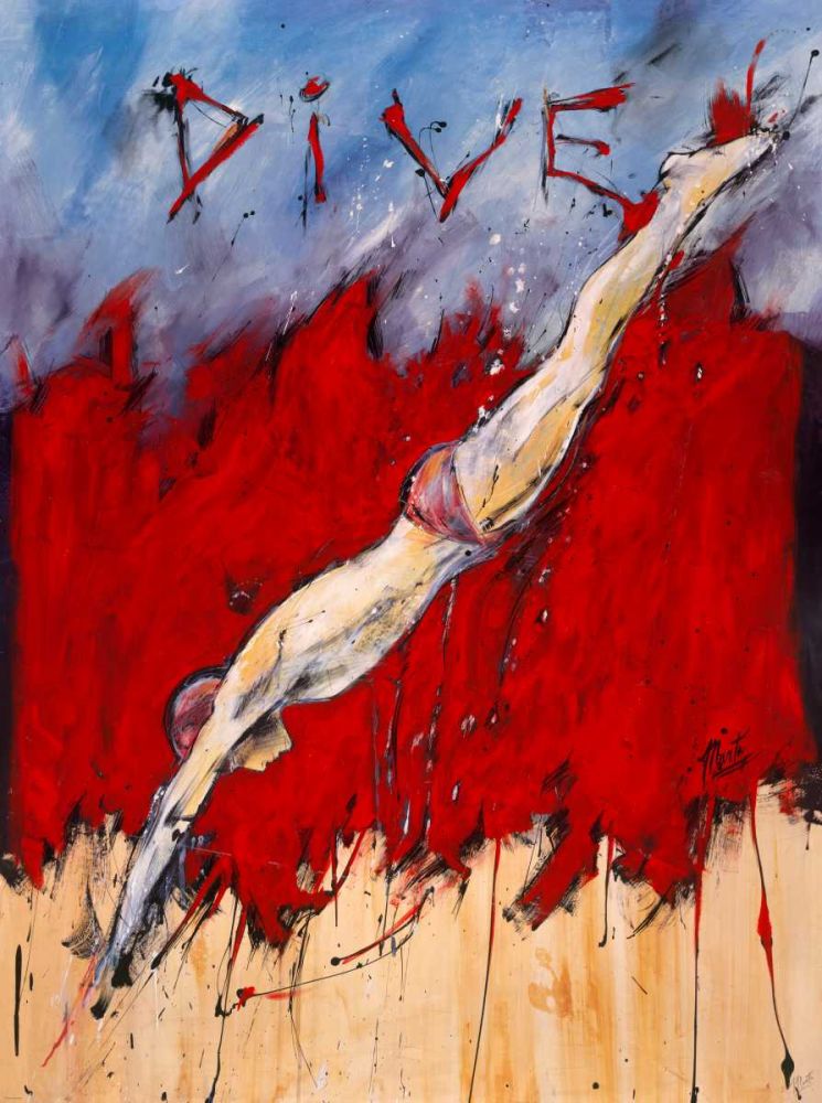 Dive art print by Marta Wiley for $57.95 CAD