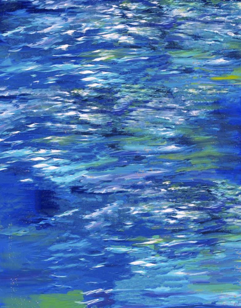 Abstract Blue XI art print by Marta Wiley for $57.95 CAD