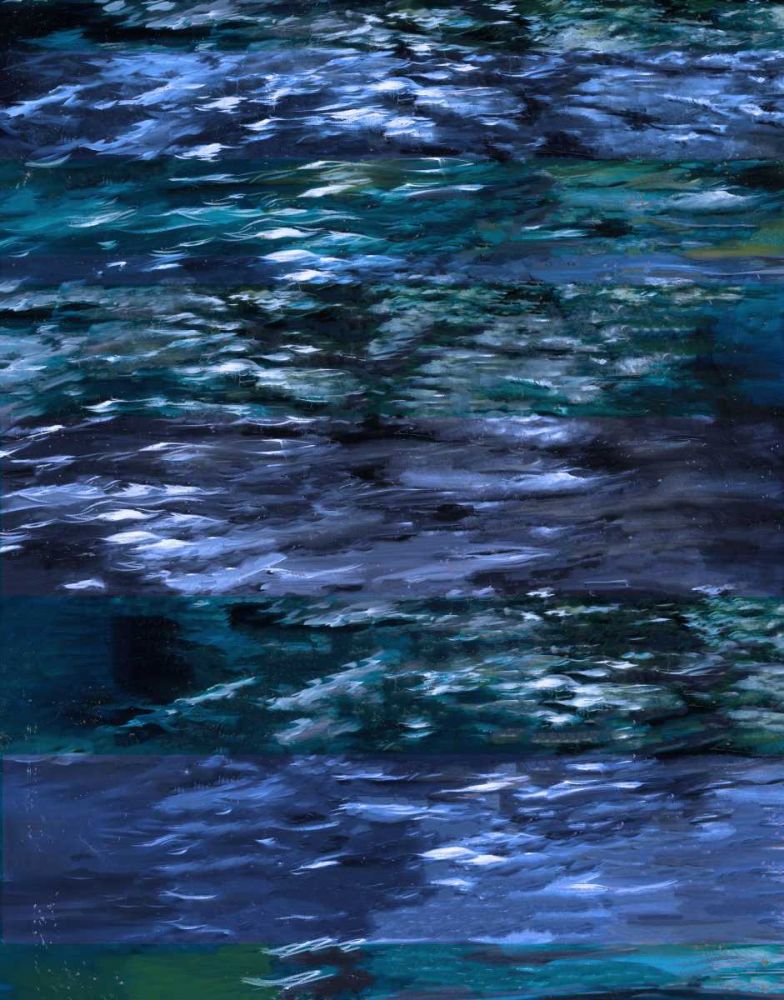 Abstract Blue XX art print by Marta Wiley for $57.95 CAD