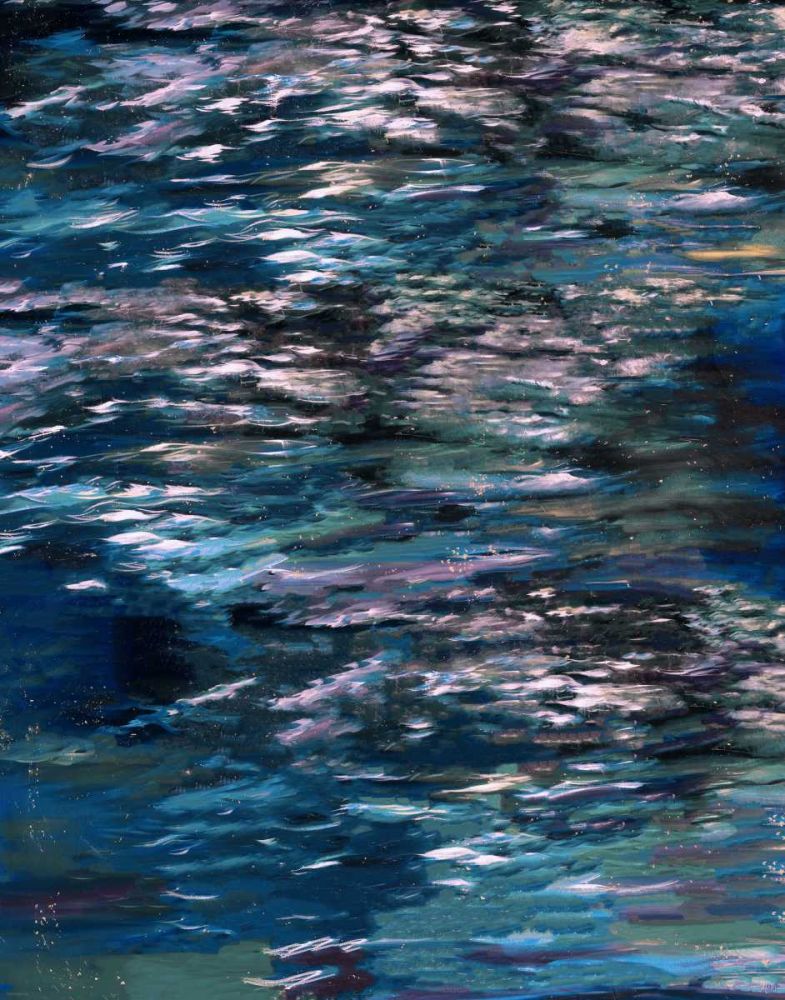 Abstract Blue XXI art print by Marta Wiley for $57.95 CAD