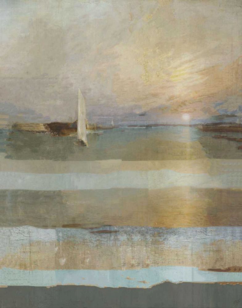 Classical Sail Gold art print by Marta Wiley for $57.95 CAD
