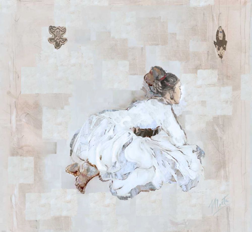Cashmere Silk I White art print by Marta Wiley for $57.95 CAD