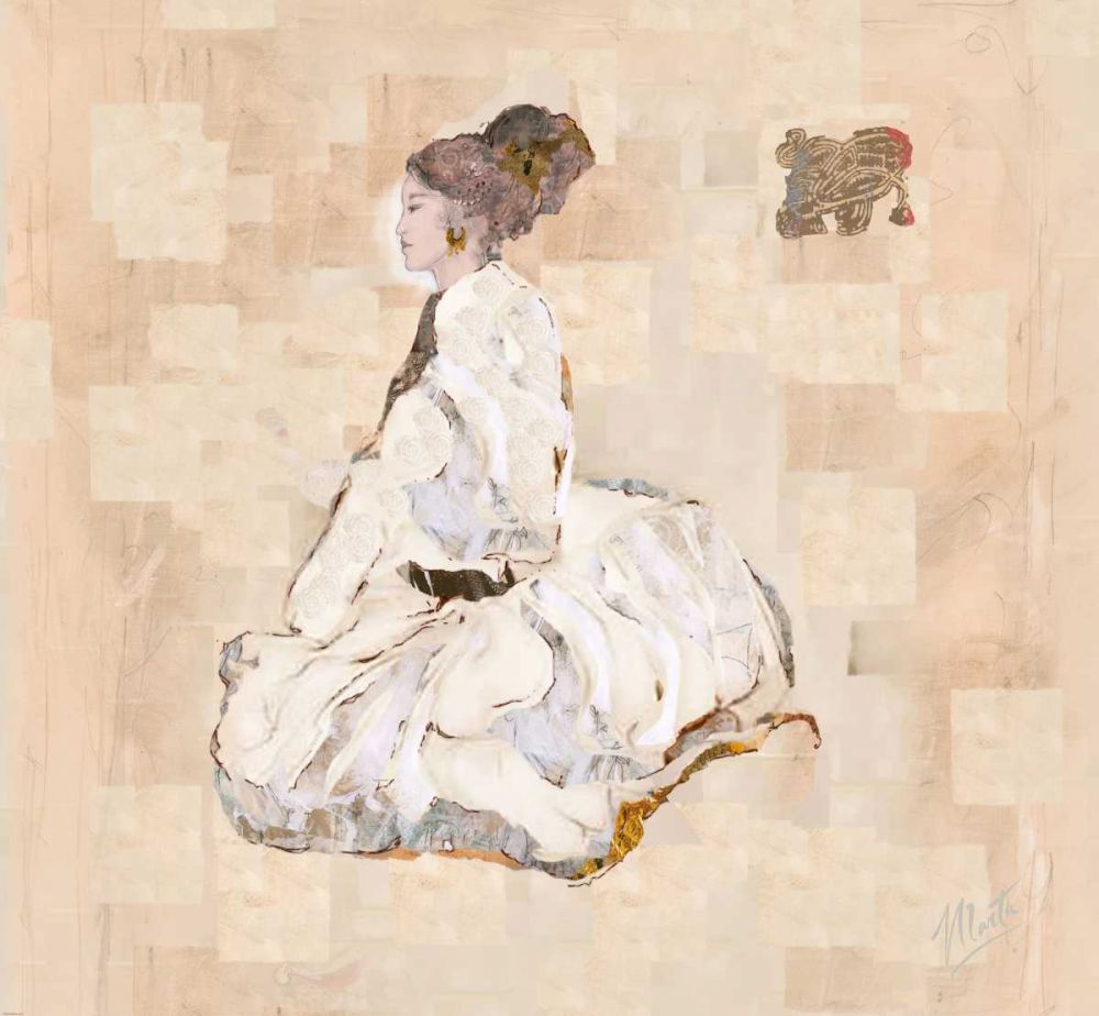 Cashmere Silk II Beige art print by Marta Wiley for $57.95 CAD