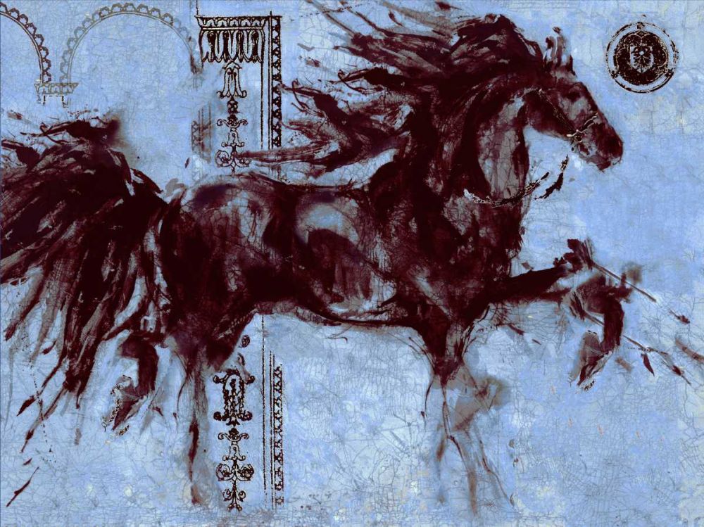 Blue Lepa Zena I art print by Marta Wiley for $57.95 CAD