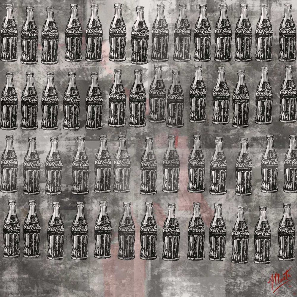 Coke Silkscreen IV art print by Marta Wiley for $57.95 CAD