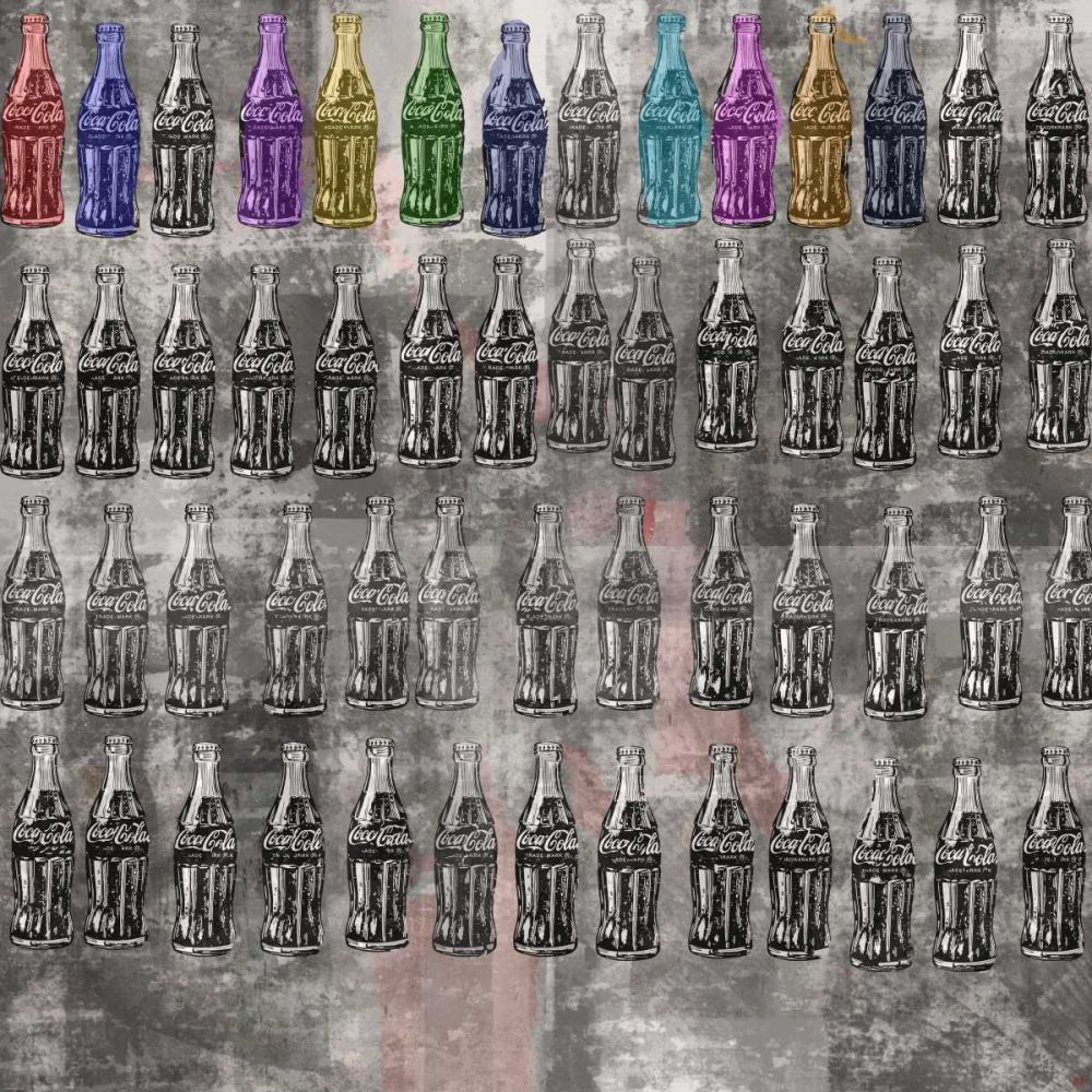 Coke Silkscreen Colors V art print by Marta Wiley for $57.95 CAD