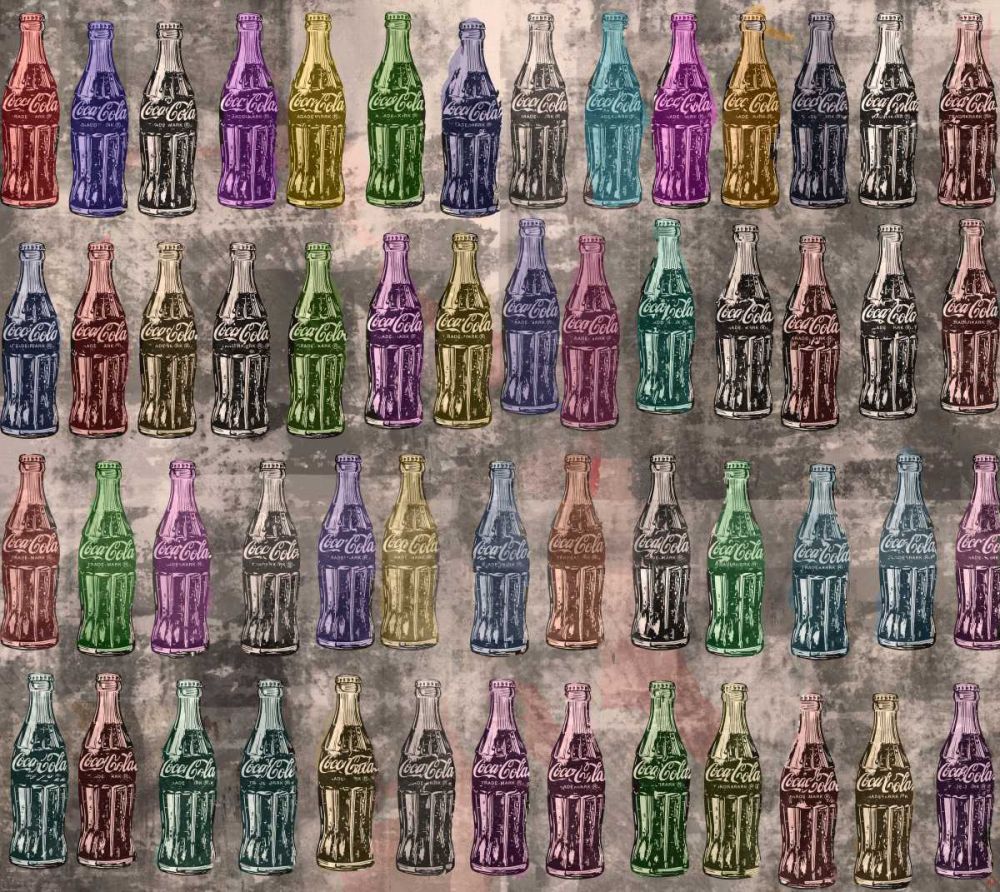 Coke Silkscreen Colors VI art print by Marta Wiley for $57.95 CAD