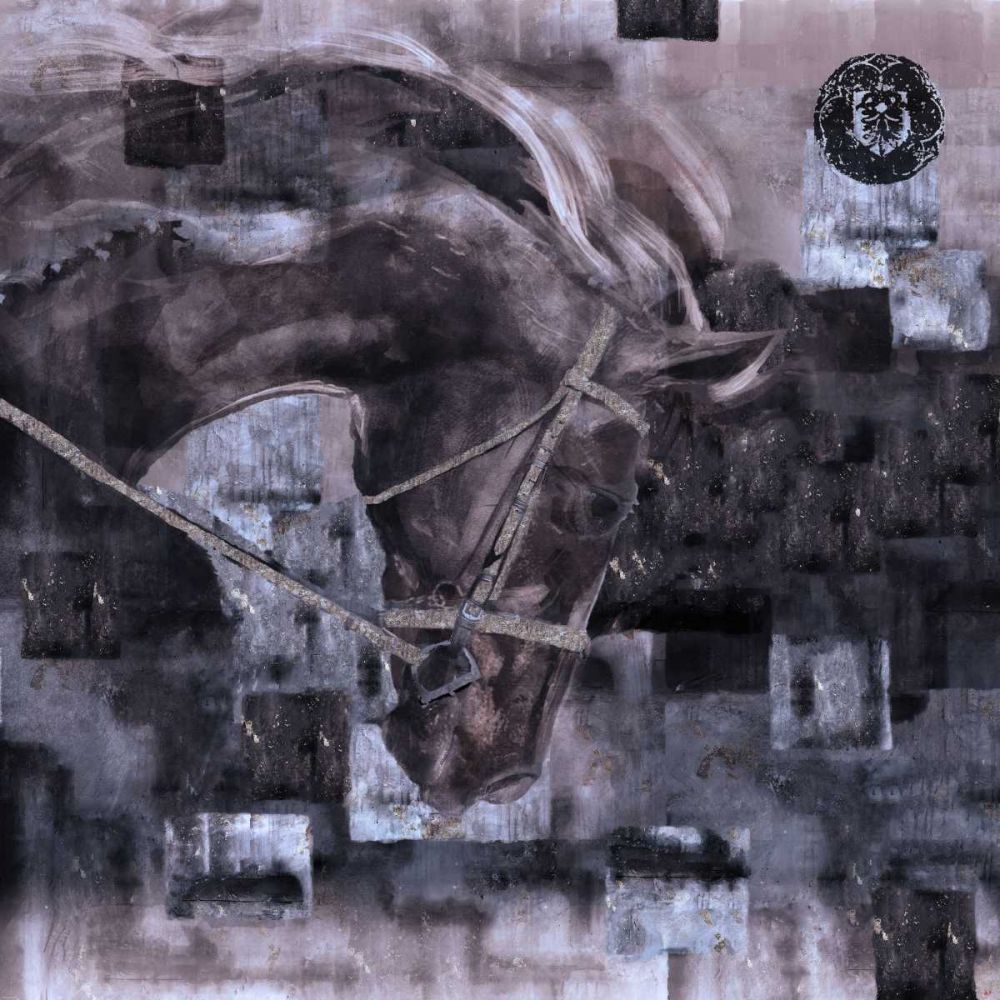 Horse Blue Tint art print by Marta Wiley for $57.95 CAD