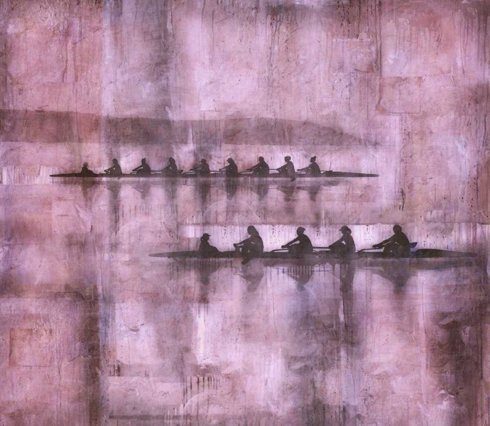 Sculling IIII Purple art print by Marta Wiley for $57.95 CAD