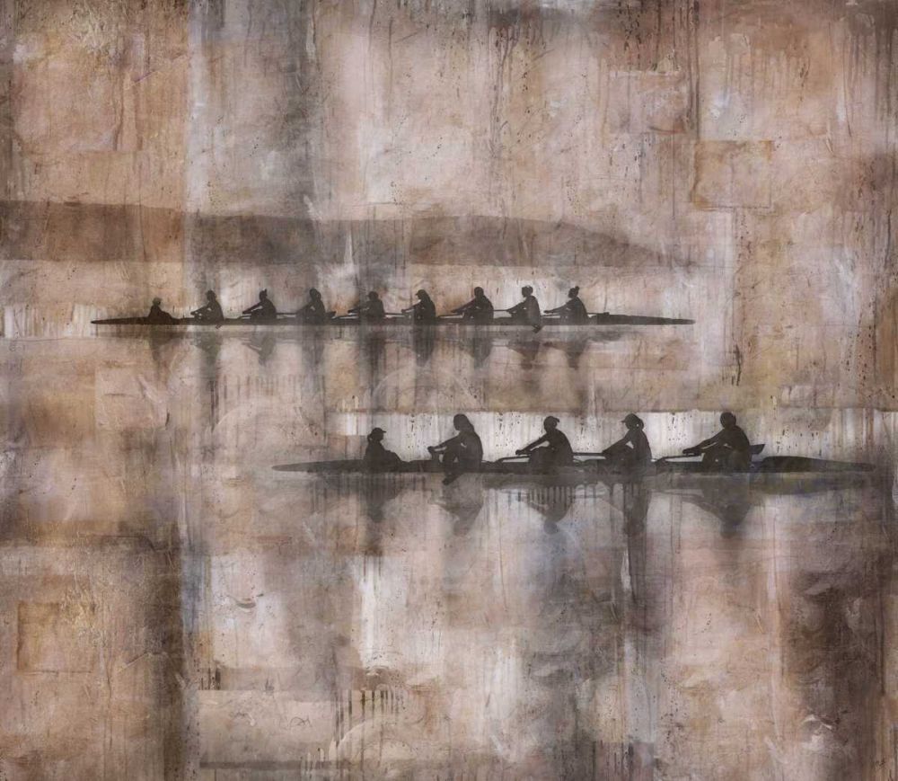 Sculling IV Brown art print by Marta Wiley for $57.95 CAD