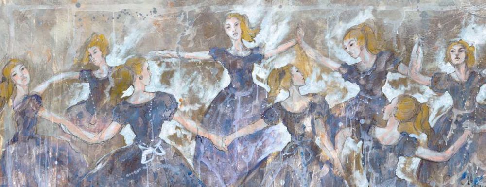 Dancer In Blue Horizontal art print by Marta Wiley for $57.95 CAD