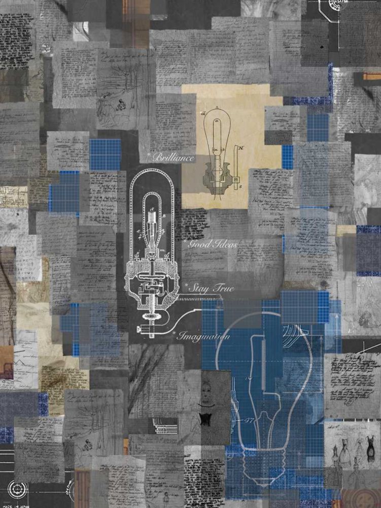 Good Ideas Blue art print by Marta Wiley for $57.95 CAD