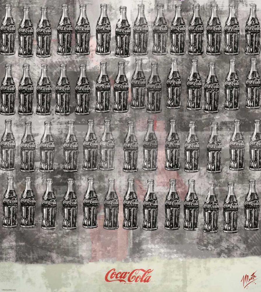 Coke Silkscreen Color art print by Marta Wiley for $57.95 CAD