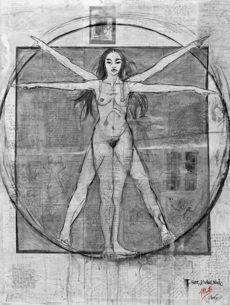 Female Da Vinci art print by Marta Wiley for $57.95 CAD