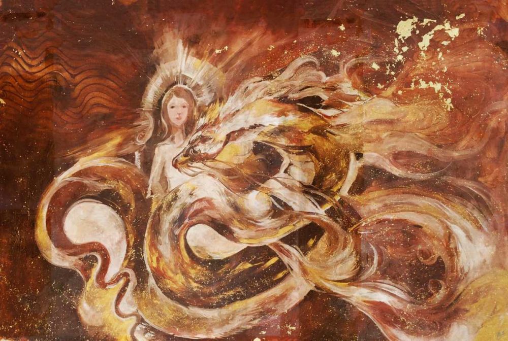 Dragon and The Pearl art print by Marta Wiley for $57.95 CAD