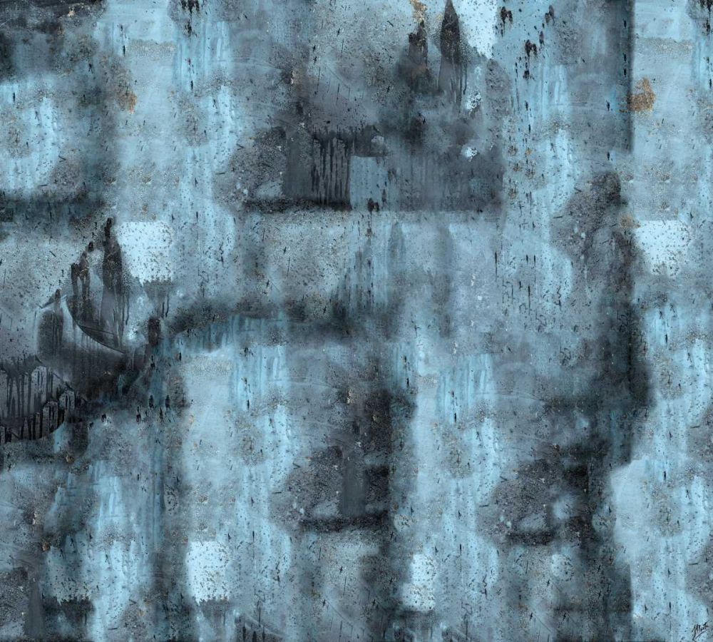 Teal Crackle art print by Marta Wiley for $57.95 CAD