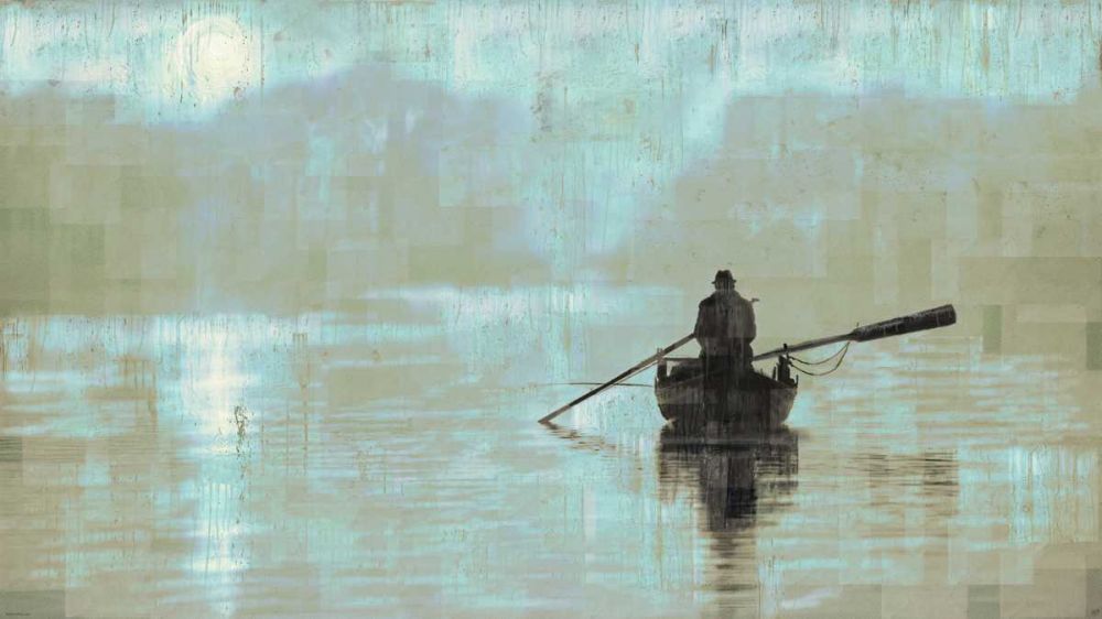 Peace Sandy Blue art print by Marta Wiley for $57.95 CAD