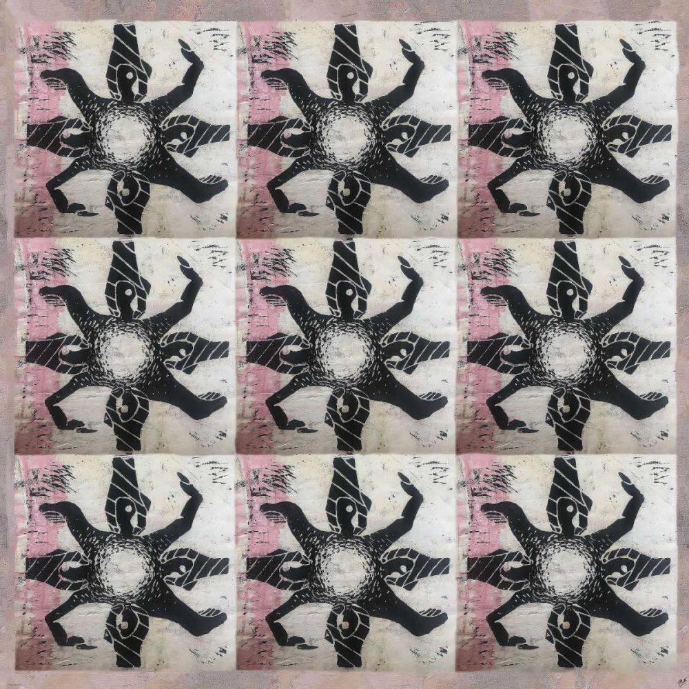 Fancy Footwork Abstract art print by Marta Wiley for $57.95 CAD