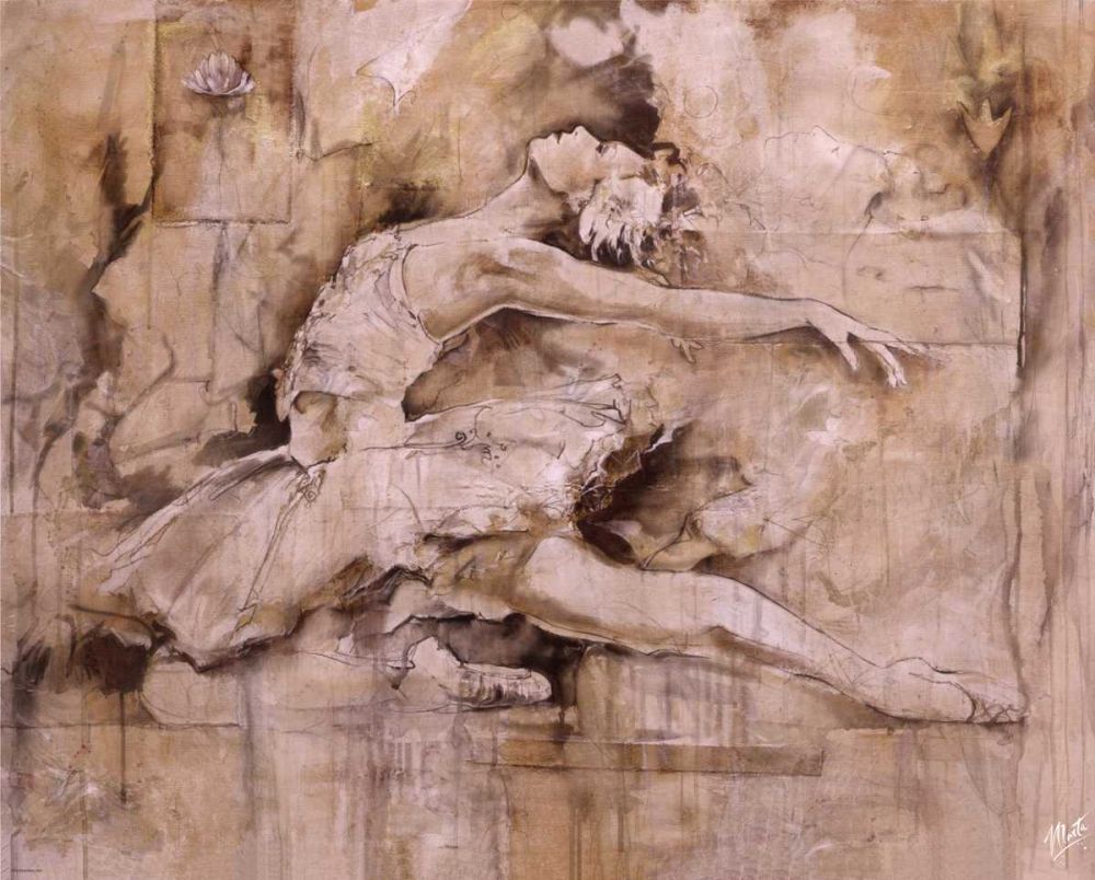 Balerina - Dark art print by Marta Wiley for $57.95 CAD