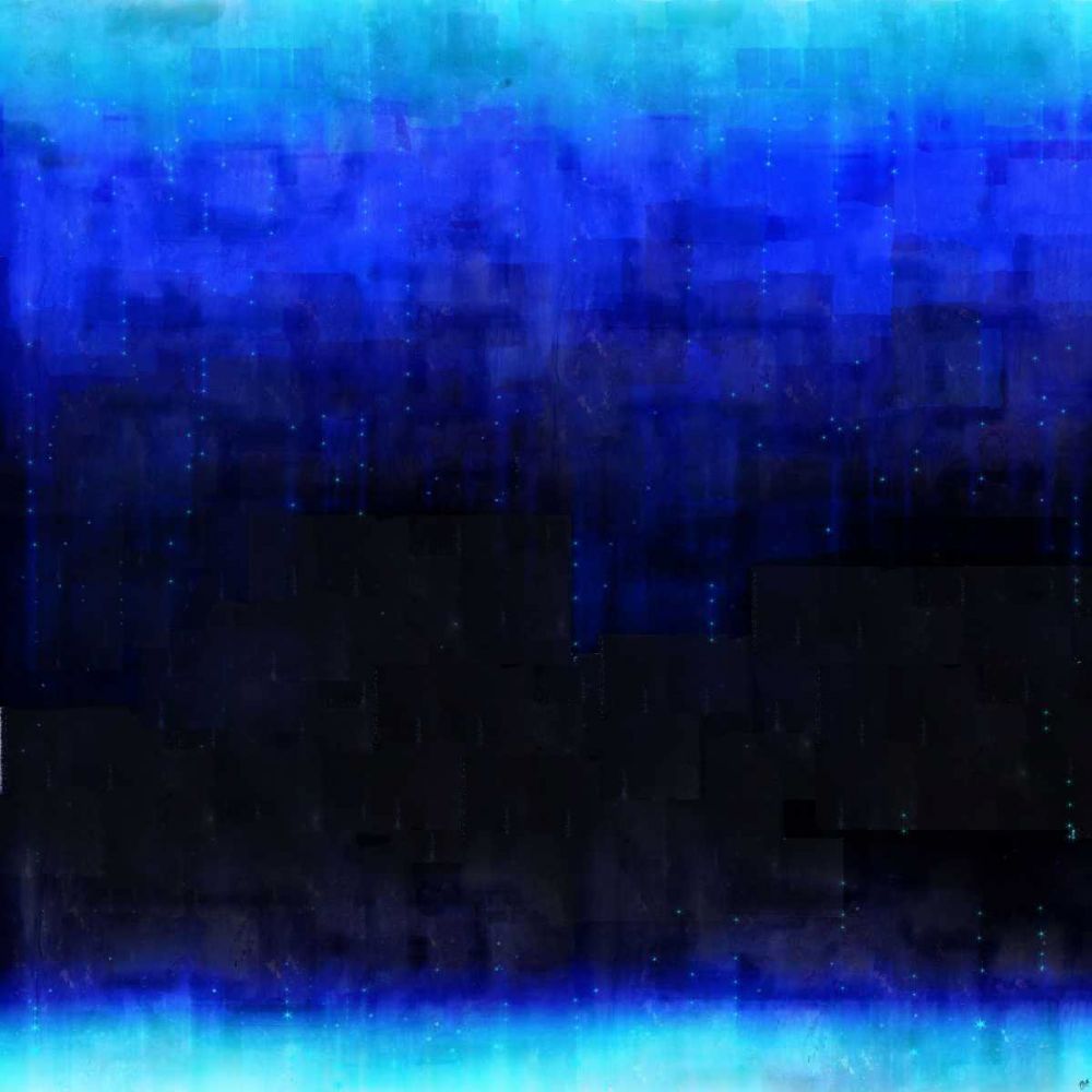Blue Abstract Night art print by Marta Wiley for $57.95 CAD