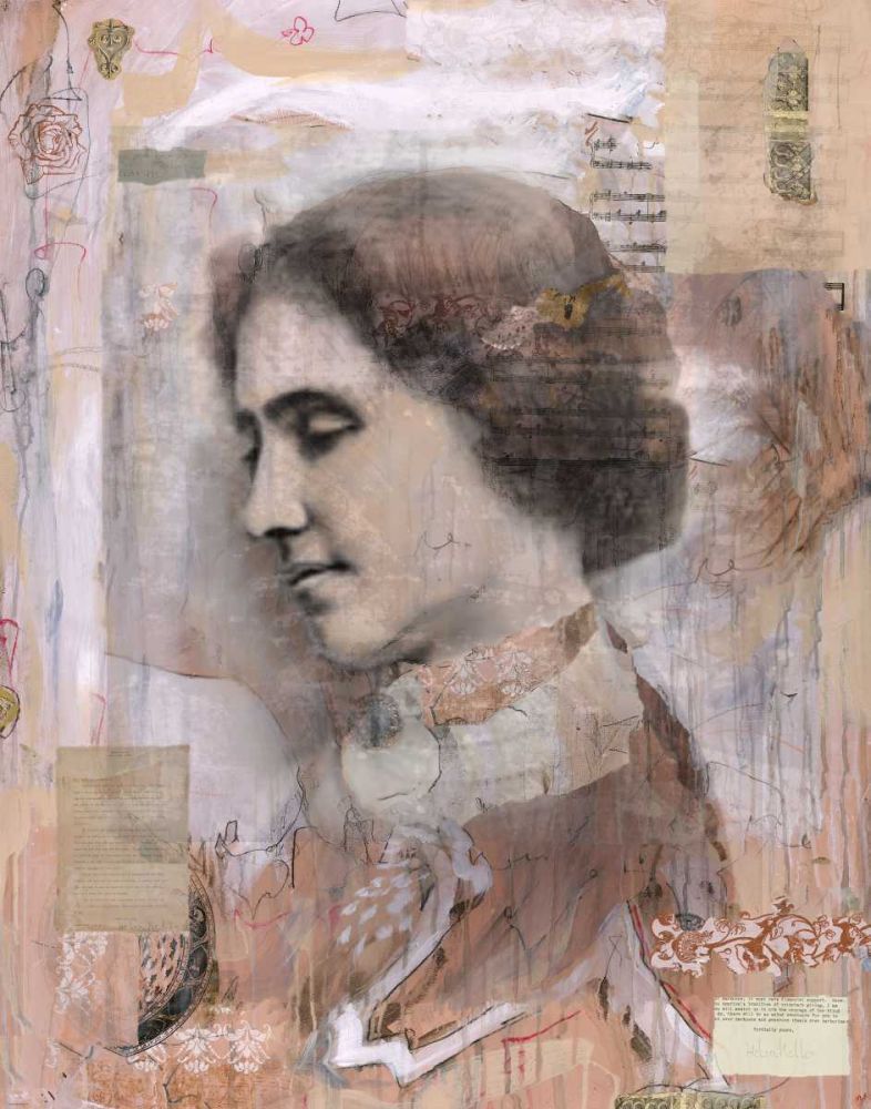 Helen Keller Collage art print by Marta Wiley for $57.95 CAD
