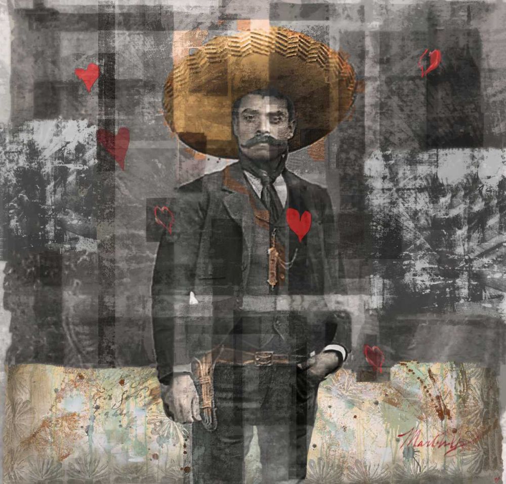 Mexican Revolutionary I-Sepia art print by Marta Wiley for $57.95 CAD