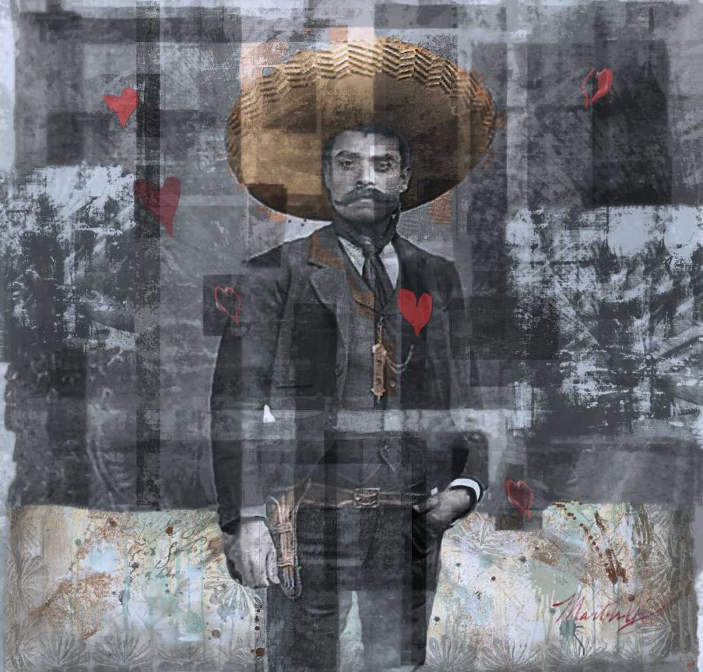 Mexcian Revolutionary I- Original art print by Marta Wiley for $57.95 CAD