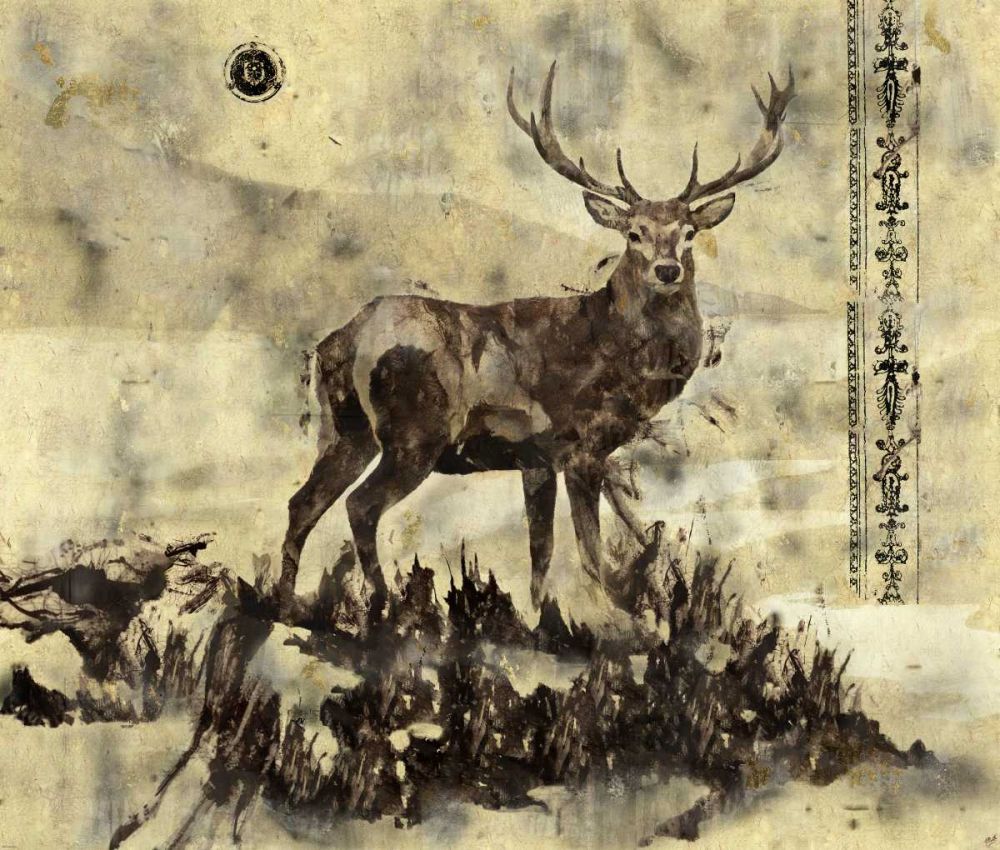 Stag I- Light art print by Marta Wiley for $57.95 CAD