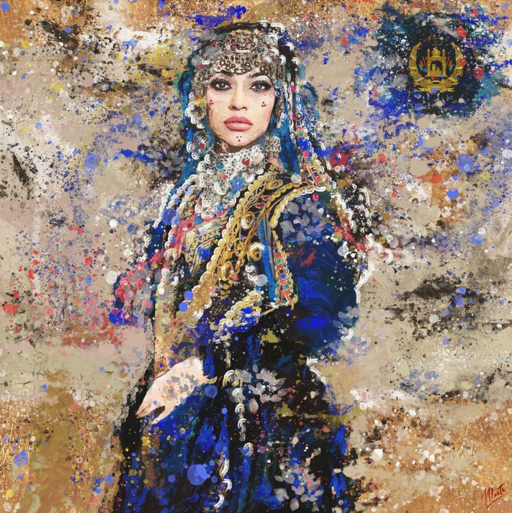 Afganistan Golden art print by Marta Wiley for $57.95 CAD