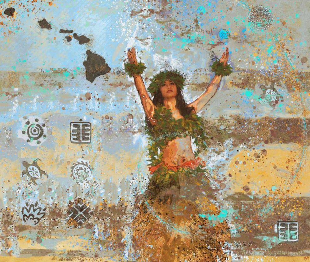 Blue Sun Salutation art print by Marta Wiley for $57.95 CAD