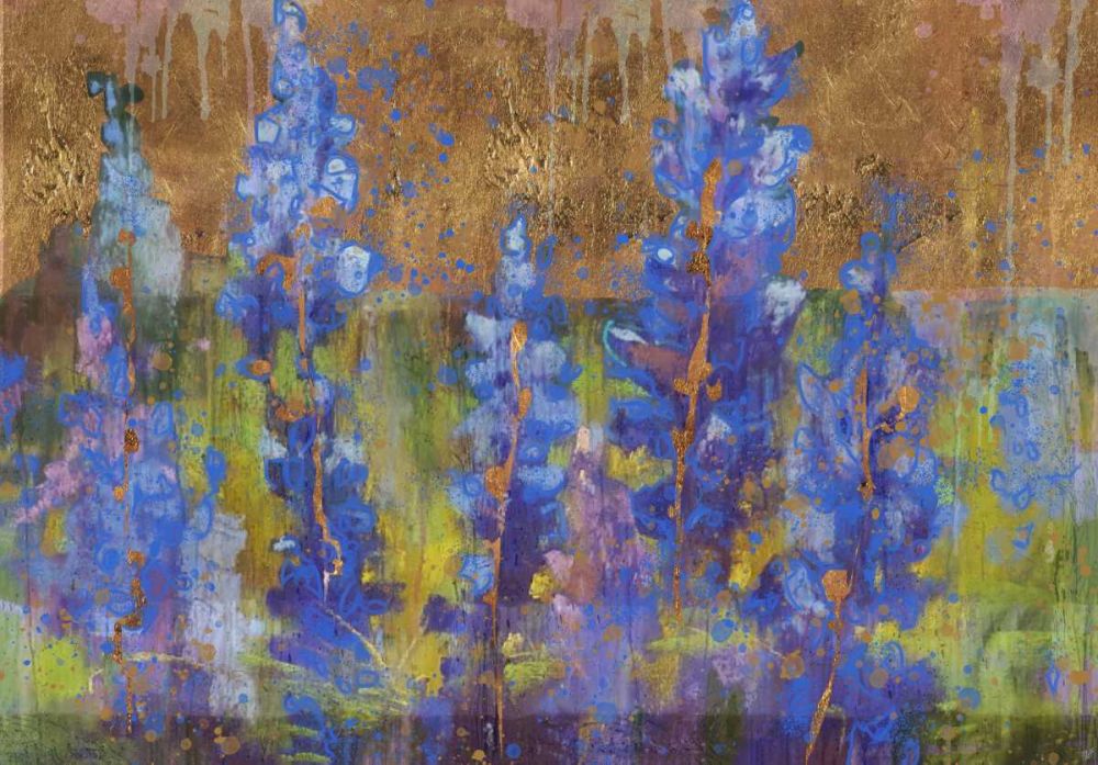Blue Bonnet Golden art print by Marta Wiley for $57.95 CAD
