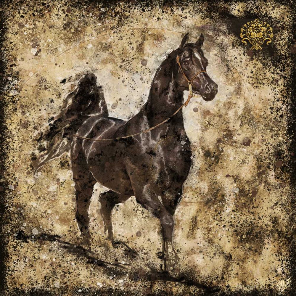 Black Arabian I art print by Marta Wiley for $57.95 CAD