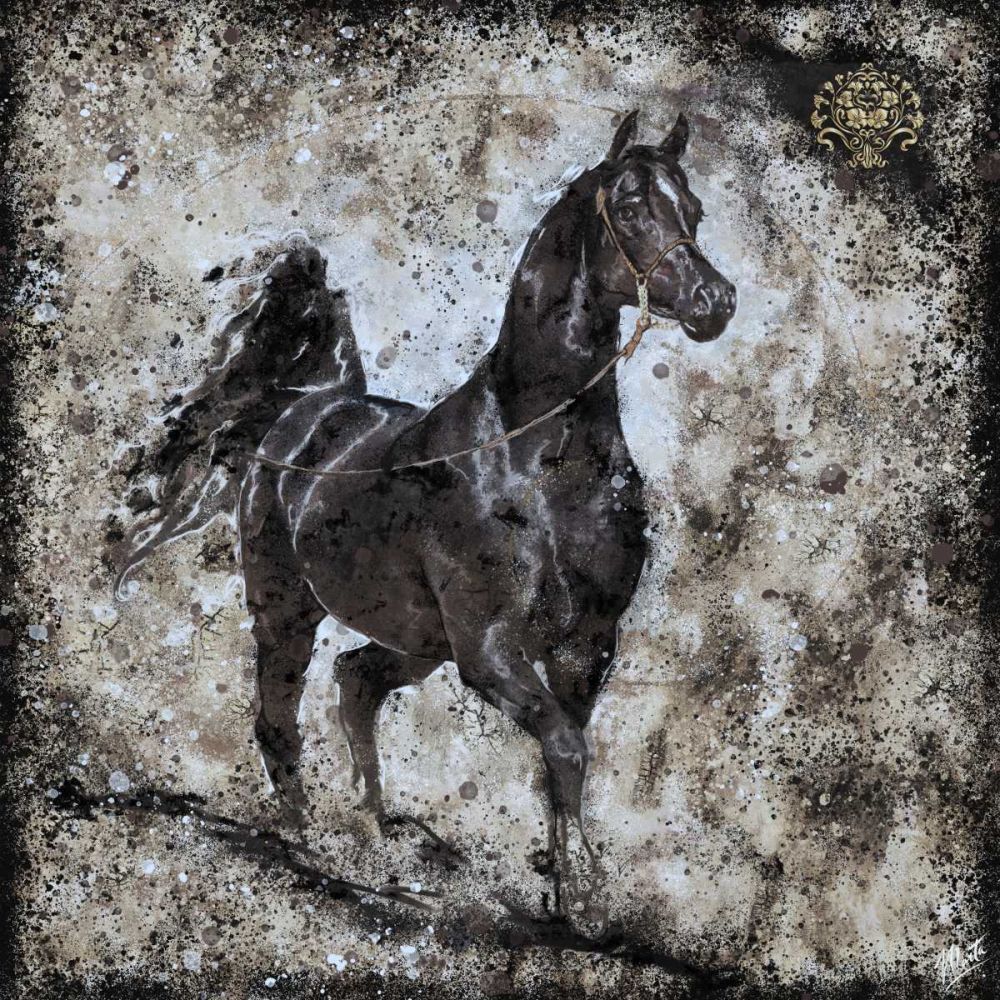 Black Arabian II art print by Marta Wiley for $57.95 CAD