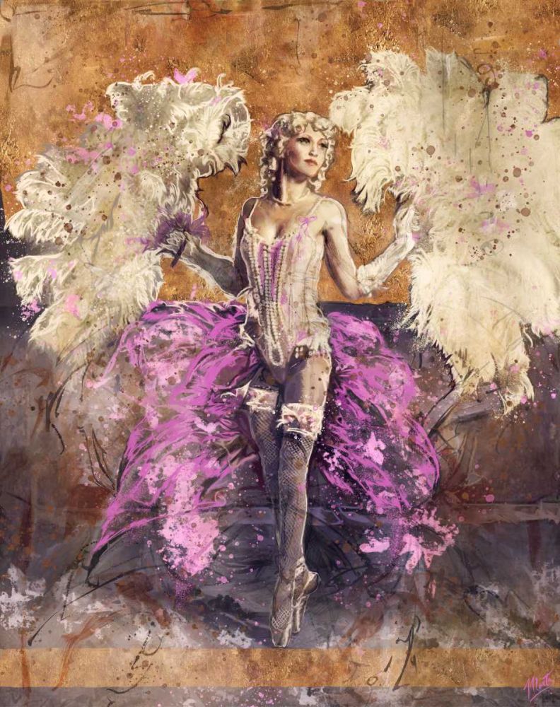 Vintage Dancer art print by Marta Wiley for $57.95 CAD