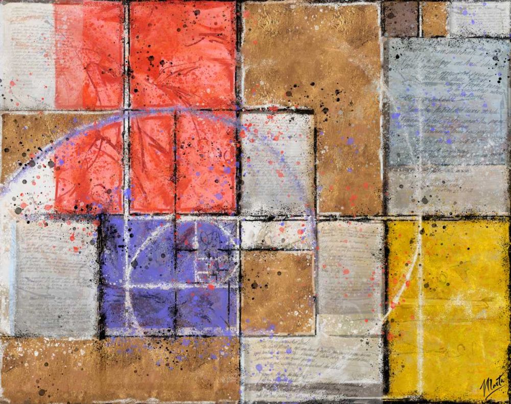 Abstact Squares V art print by Marta Wiley for $57.95 CAD