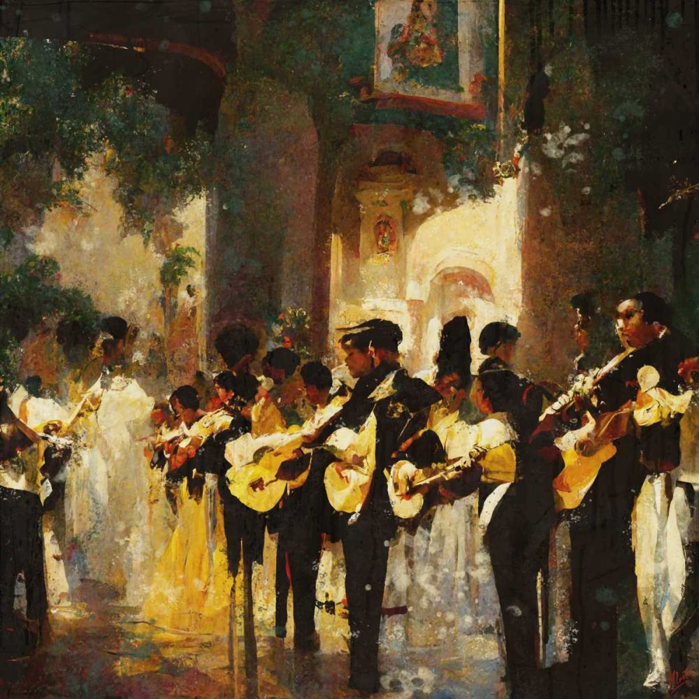 Mariachi I-Mexico art print by Marta Wiley for $57.95 CAD