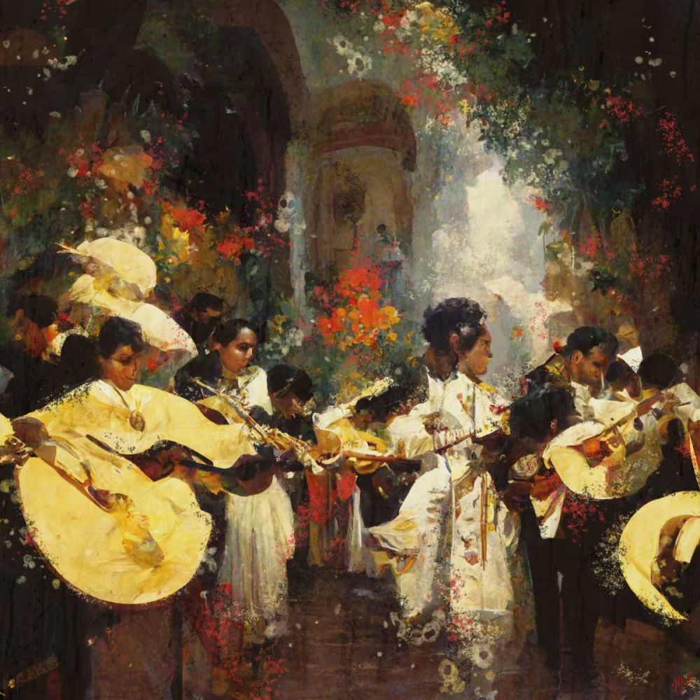 Mariachi II-Mexico art print by Marta Wiley for $57.95 CAD
