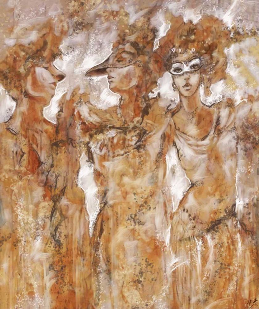 Masked Figures art print by Marta Wiley for $57.95 CAD