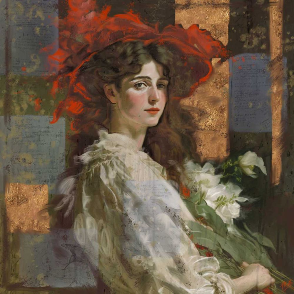 The Red Hat, art print by Marta Wiley for $57.95 CAD