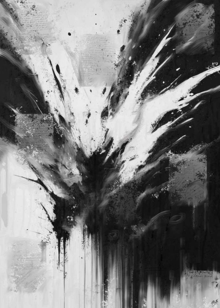 Black And White Poetry I art print by Marta Wiley for $57.95 CAD