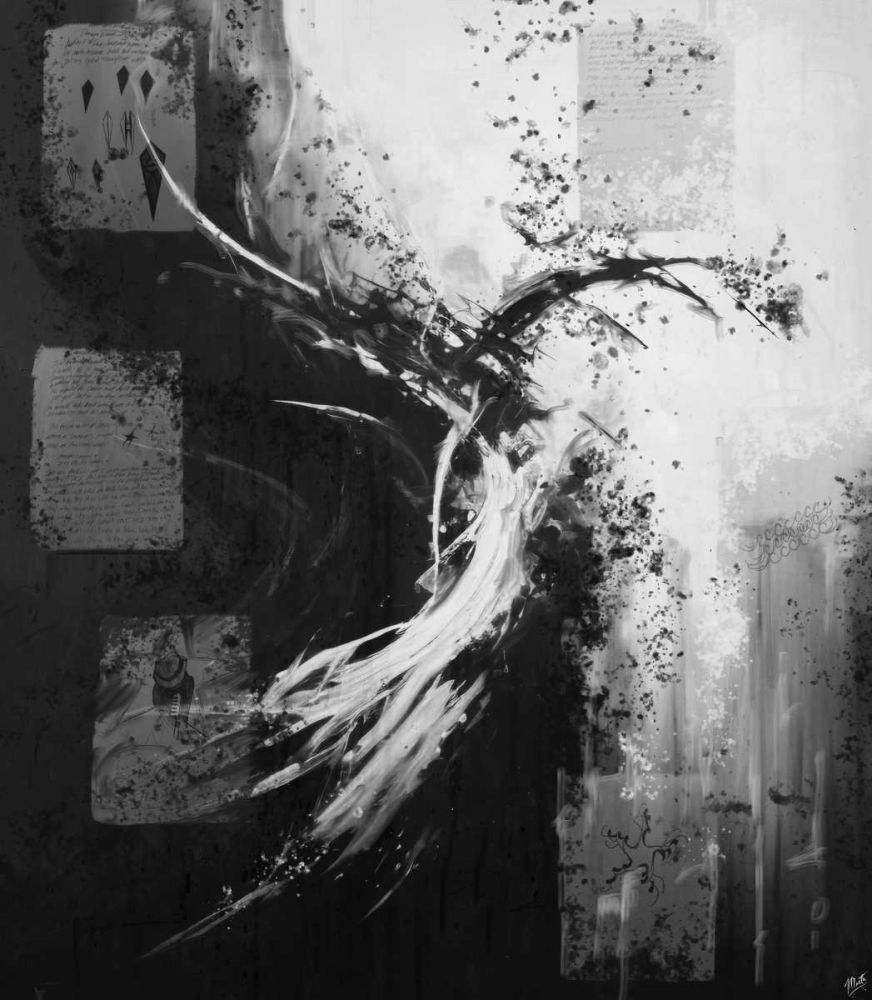 Black And White Poetry II art print by Marta Wiley for $57.95 CAD