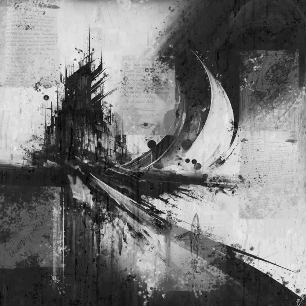 Black And White Poetry III-a art print by Marta Wiley for $57.95 CAD