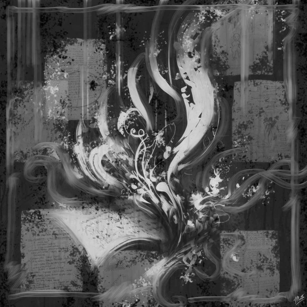 Black And White Poetry IIII art print by Marta Wiley for $57.95 CAD