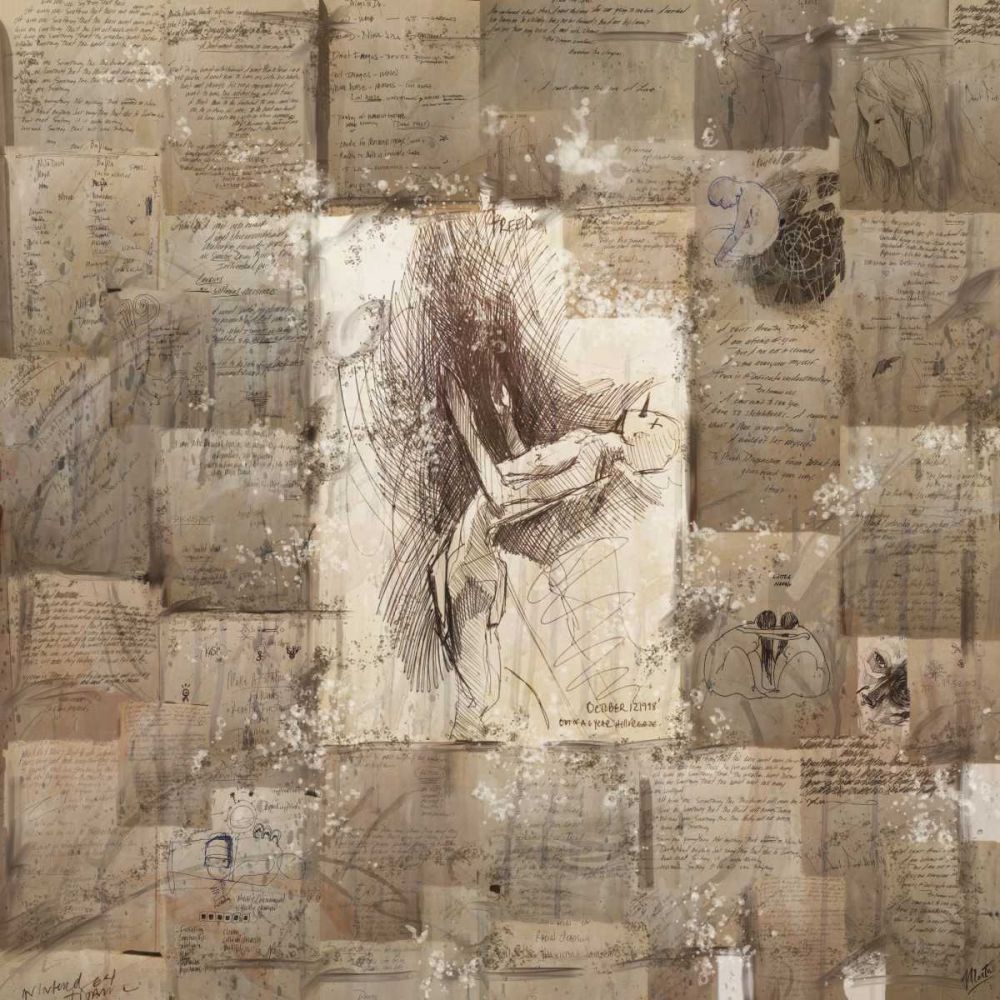 Freedom sketch collage art print by Marta Wiley for $57.95 CAD