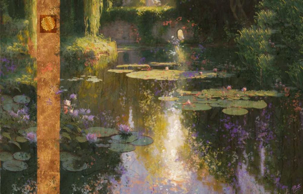 Water lilies Abstract II art print by Marta Wiley for $57.95 CAD