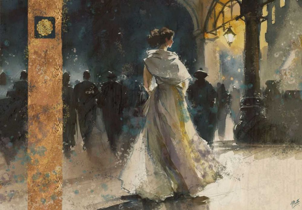 Paris Nights III art print by Marta Wiley for $57.95 CAD