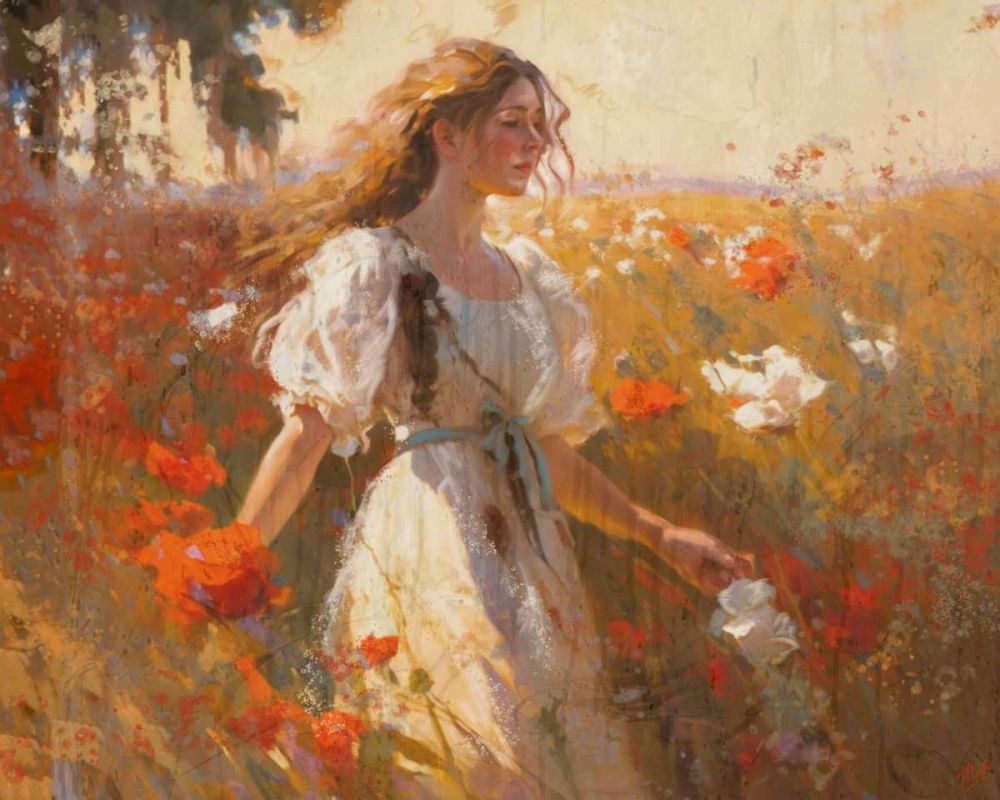 Poppies I art print by Marta Wiley for $57.95 CAD