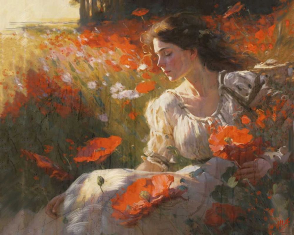 Poppies II art print by Marta Wiley for $57.95 CAD