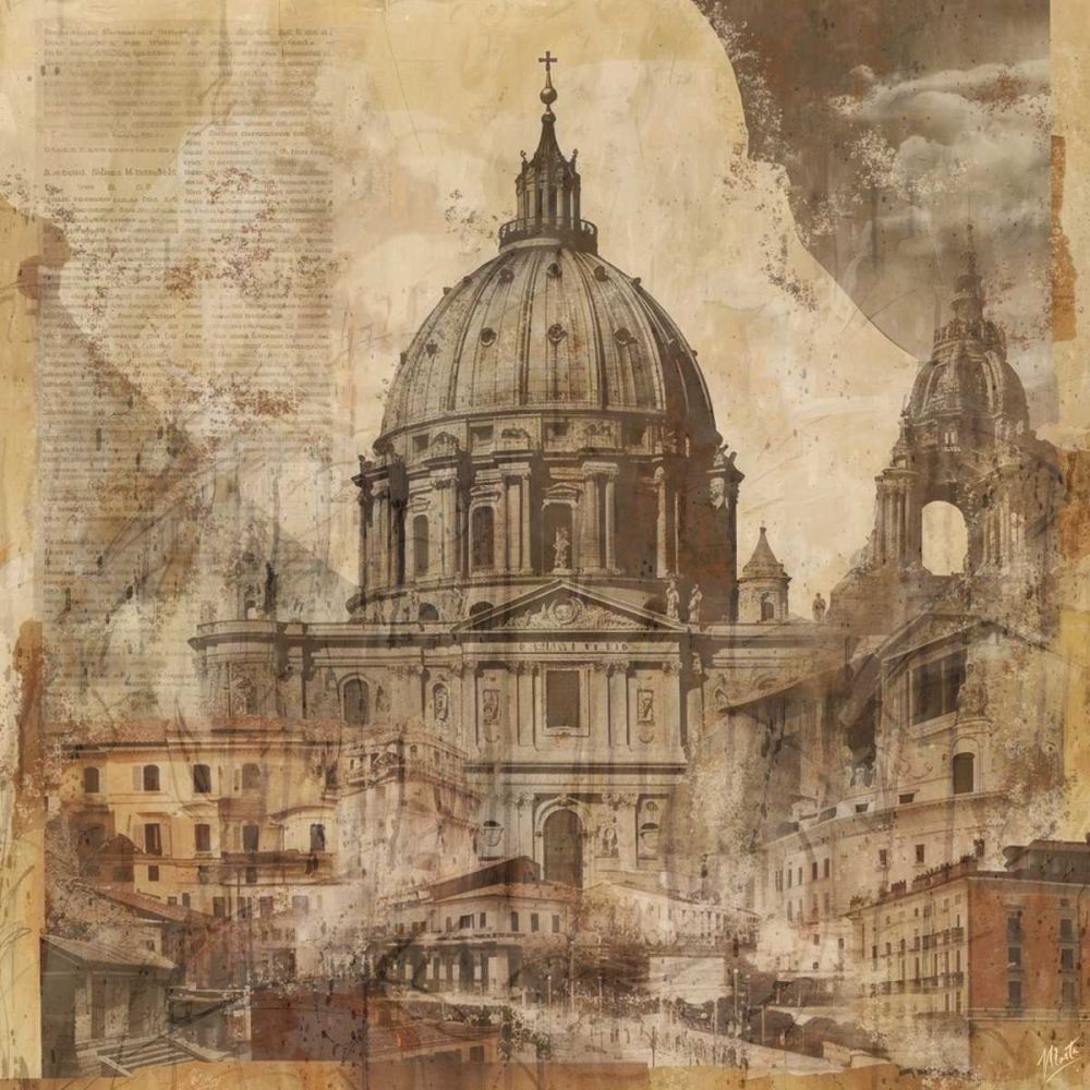 Cathedral Collage art print by Marta Wiley for $57.95 CAD