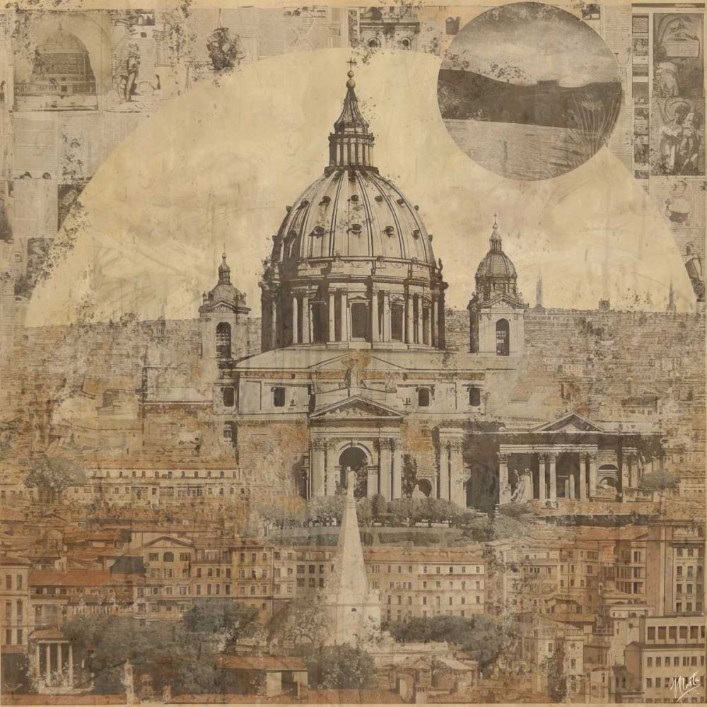 Cathedral Collage art print by Marta Wiley for $57.95 CAD